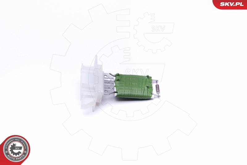 Resistor, interior blower